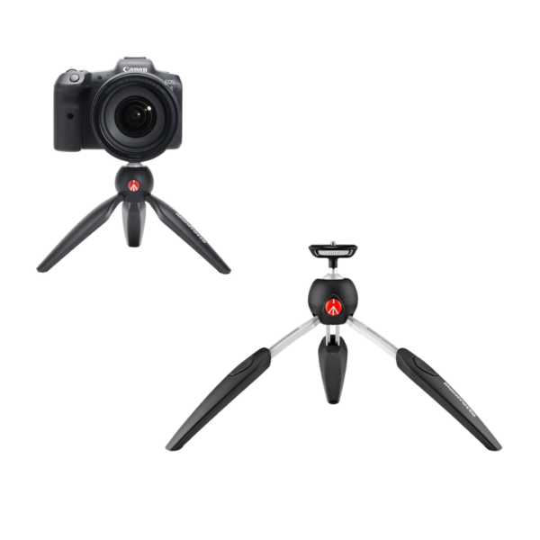 Manfrotto PIXI Mini / PIXI EVO Tripod - Compact & Portable Tripod for Vlogging, Handgrip, Pocket-Size