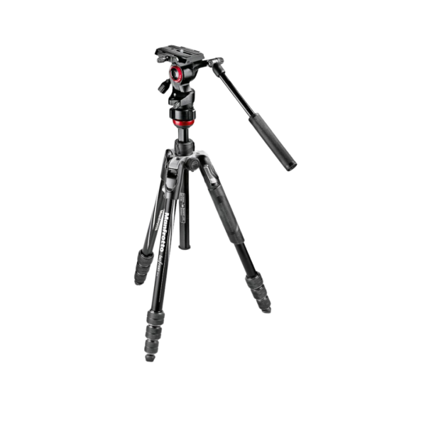 MANFROTTO BEFREE LIVE CARBON FIBRE ALUMINIUM TRIPOD VIDEO TWIST LEVER VIDEO HEAD